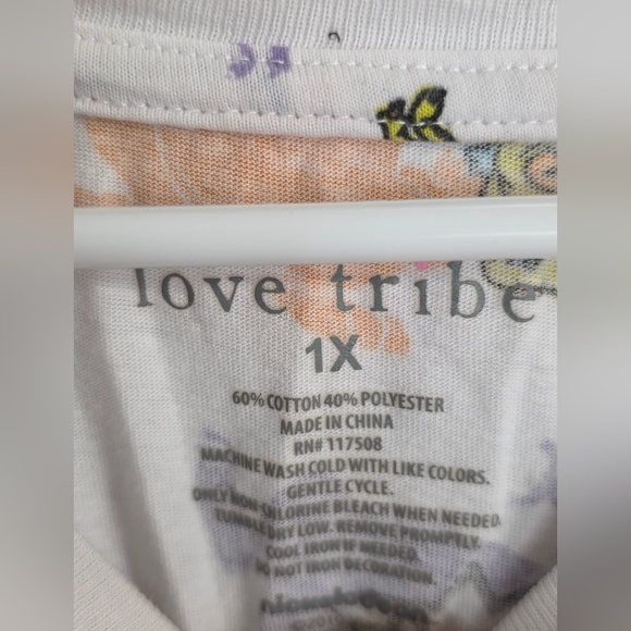 Love Tribe Multicolor Graphic Reptar/Rugrats Tee Size 1x - Picture 2 of 3
